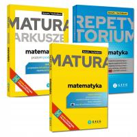 Repetytorium liceum 2025 Greg Matura z matematyki dla maturzysty Kpl 3w1