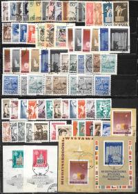 $1955 KOMPLETNY ROCZNIK Fi 757-809 kas. / komplet - dodatki 74 zn + 4 bl