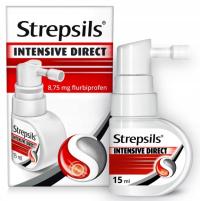 Strepsils Intensive Direct aerozol na silny ból gardła spray 15 ml