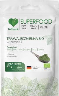 BeOrganic BIO трава ячменя порошок 42 г поддержка потери веса