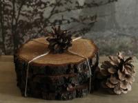 DĘBOWE Podkładki Plastry Olejowane 18cm 4 szt. - FAKŁY