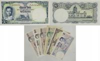 1.aj.Zest.Tajlandia, Banknoty szt.7, St.1- do 3+