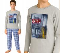 Молодежная пижама, длинные штаны для мальчиков, Майка 146-152 S / M NYC