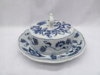 PIĘKNA MASELNICA BLUE DANUBE WZÓR CEBULOWY-1-4229