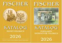 KATALOG MONET POLSKICH 2026 + KATALOG BANKNOTÓW POLSKICH FISCHER 2026