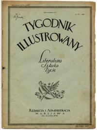 Tygodnik Ilustrowany. R.66 1925. Nr 16 grafika polska Anzio Jan Kasprowicz