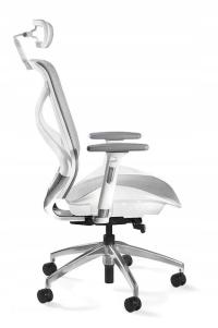 FOTEL BIUROWY ERGONOMICZNY OBROTOWY HERO BIAŁY SIATKA KRZESŁO DO BIURKA