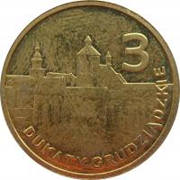 3426. Polska 3 Dukaty Grudziądzkie 2009
