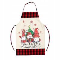 FARTUCH ŚWIĄTECZNY KUCHENNY FARTUSZEK NA PREZENT ŚWIĘTA BOŻE NARODZENIE