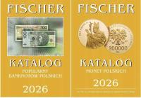 FISCHER 2026 Katalog Monet oraz Katalog Banknotów Polskich