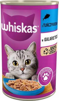 WHISKAS Adult tuńczyk galaretka puszka 400g