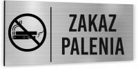 Tabliczka oznaczenie ZAKAZ PALENIA Tablica informacyjna Piktogram Aluminium