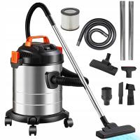 BEZWORKOWY ODKURZACZ PRZEMYSŁOWY PYŁU GIPSU Z OTRZĄSACZEM MOKRO SUCHO 20L