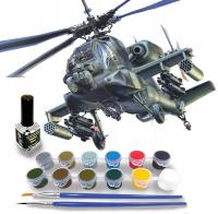 AH-64A STRIKE APACHE Модели для склеивания, КРАСКИ,КЛЕЙ
