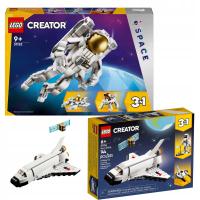 LEGO Creator 3 w 1 31152 Astronauta 31134 Kosmos Prom kosmiczny Astronauta