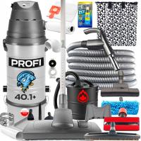Центральный пылесос PROFI 40.1 PRO Plus комплект P30R швабра шланг PLASTIFLEX 9M