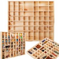 Półka Na Drobiazgi Organizer Drewniany Powiększony 52 x 46 x 5 cm