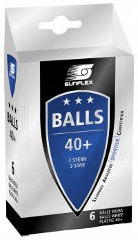 Piłeczki do tenisa stołowego SUNFLEX Balls 3-Star