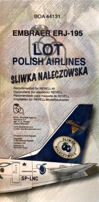 Decals for Embraer ERJ-195 LOT Sliwka Naleczowska (REV) - BOA44131