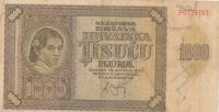 [MB10407] Хорватия 1000 кун 1941