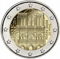 Francja 2 euro 2025 - Katedra Notre-Dame
