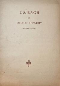 Ноты J. S. Bach второстепенные II пьесы для фортепиано
