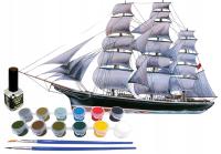 Модель парусного корабля CLIPPER 'CUTTY SARK' краски, клей, кисти