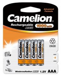 Аккумуляторы Camelion AAA/HR03 1000mAh Ni-MH 4pcs-экологически чистые, перезаряжаемые