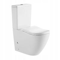 KOMPAKT WC wyprofilowany ergonomiczny kształt LAVITA ERGOSEAT 3.0 z deską