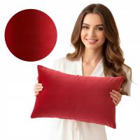 Poszewka dekoracyjna świąteczna 30x50 cm czerwona WELWET Boże Narodzenie