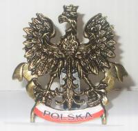 Орел польский эмблема статуэтка фигурка знамя Польша золото старзоне