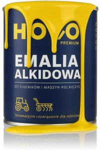 EMALIA FARBA LAKIER ŻÓŁTY URSUS Z PODKŁADEM NA RDZĘ 0.8L HOXSO