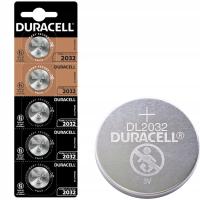 Кнопочная литиевая батарея 2032 Duracell x5-blister