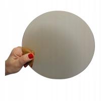 Szkło brązowe 3 mm okrągłe fi 10 cm szkiełko detal antisol fi 100 mm