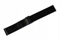 Bransoleta do zegarka Adriatica mesh 22 mm kolor czarny oryginalna