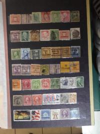 USA stare znaczki zestaw nr 17