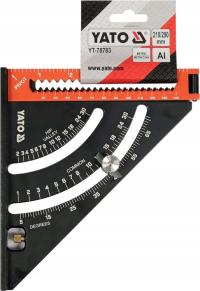 YATO УГЛОВАЯ АЛЮМИНИЕВАЯ СТРОИТЕЛЬНАЯ ПАНЕЛЬ С НОЖКОЙ 165X185X210 ММ YT-70783