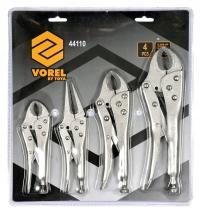 Vorel szczypce zaciskowe spawalnicze morsa klucz żabka zestaw 4 sztuk 44110