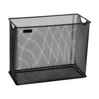 Mesh File Organizer Multipurpose Office File Basket Magazine File czarny