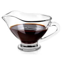 Sosjerka SZKLANA dzbanuszek mlecznik dipy dipówka na sosy 200 ml