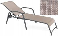 Регулируемый металлический сетчатый шезлонг MOSLER Halmar