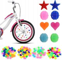 288 SZTUK KOLOROWYCH KORALIKÓW DO SZPRYCHY ROWEROWEJ