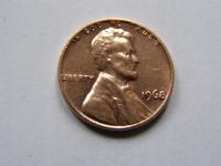 USA U.S.A. 1 CENT 1968 ROK BEZ MENNICY !!!!!! 0200