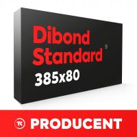 Kaseton reklamowy LED Dibond STANDARD 385x80cm