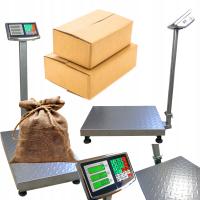 WAGA PRZEMYSŁOWA PLATFORMOWA DO 500 KG WYŚWIETLACZ AKUMULATOR 4 Ah DOKŁADNA