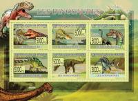 DINOZAURY fauna prehistoryczna Gwinea ark #GU0961a