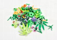 ::: LEGO Akcesoria Elementy Liście Rośliny :::