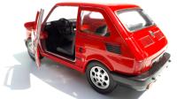 Fiat 126 Красный Металлическая Модель WELLY Масштаб:1: 34