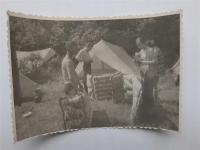PRL materac dmuchany namiot biwak (1836)