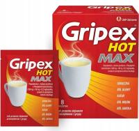 Gripex Hot Max 8 saszetek na przeziebienie grypę